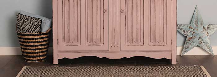 Meuble vieux rose shabby chic